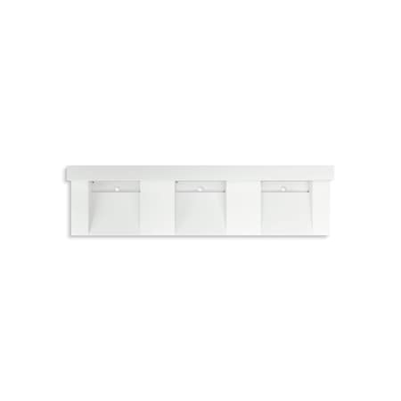Kohler 90In Wall-Mount Basin Lavatory System With Backsplash In Miami White 81026-BSS-KEH